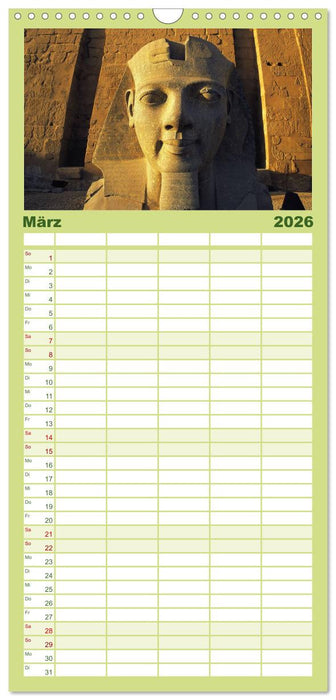 Ägypten (CALVENDO Familienplaner 2026)