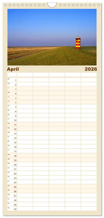 Ostfriesland (CALVENDO Familienplaner 2026)