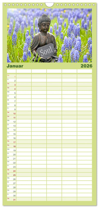 SPIRIT OF ZEN Meditation (CALVENDO Familienplaner 2026)