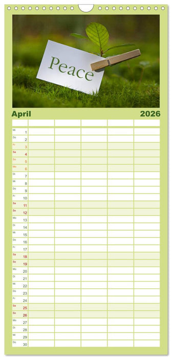 SPIRIT OF ZEN Meditation (CALVENDO Familienplaner 2026)