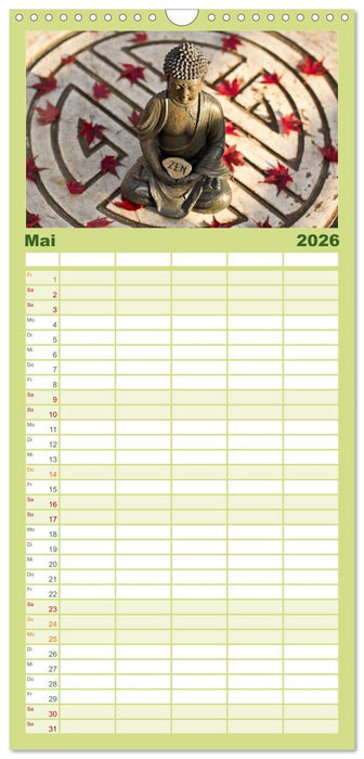 SPIRIT OF ZEN Meditation (CALVENDO Familienplaner 2026)