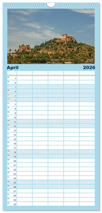 Mallorca - Traumhafte Balearen Insel (CALVENDO Familienplaner 2026)