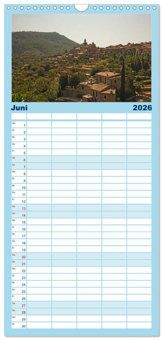 Mallorca - Traumhafte Balearen Insel (CALVENDO Familienplaner 2026)