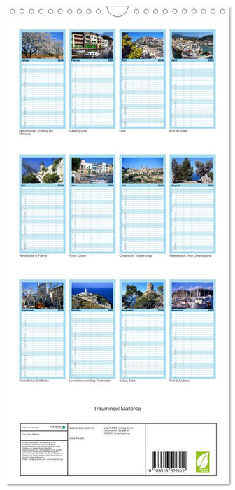 Trauminsel Mallorca (CALVENDO Familienplaner 2026)