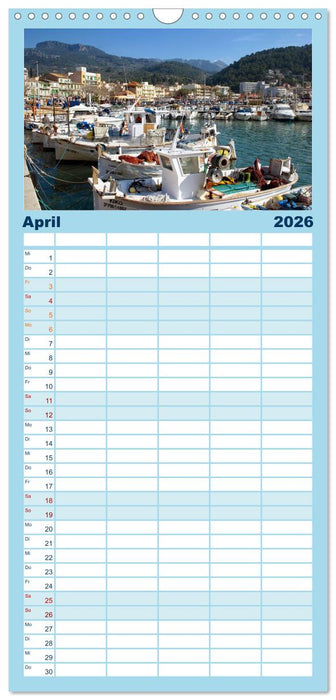 Trauminsel Mallorca (CALVENDO Familienplaner 2026)