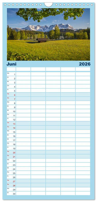 Der Wilde Kaiser, das Kletterparadies bei Kitzbühel (CALVENDO Familienplaner 2026)