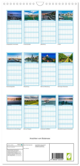 Ansichten vom Bodensee (CALVENDO Familienplaner 2026)