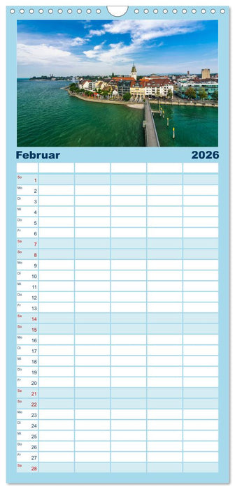 Ansichten vom Bodensee (CALVENDO Familienplaner 2026)