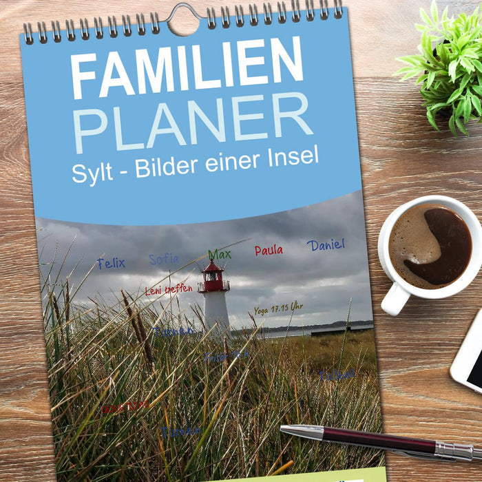 Sylt - Bilder einer Insel (CALVENDO Familienplaner 2026)