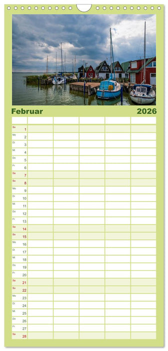 Ostsee, Fischland-Darß (CALVENDO Familienplaner 2026)