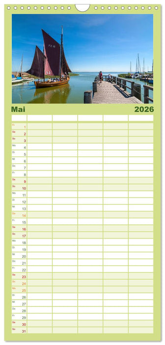 Ostsee, Fischland-Darß (CALVENDO Familienplaner 2026)