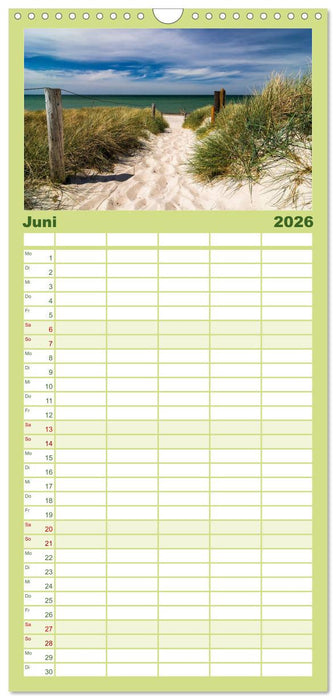 Ostsee, Fischland-Darß (CALVENDO Familienplaner 2026)