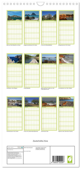 Zauberhaftes Ibiza (CALVENDO Familienplaner 2026)