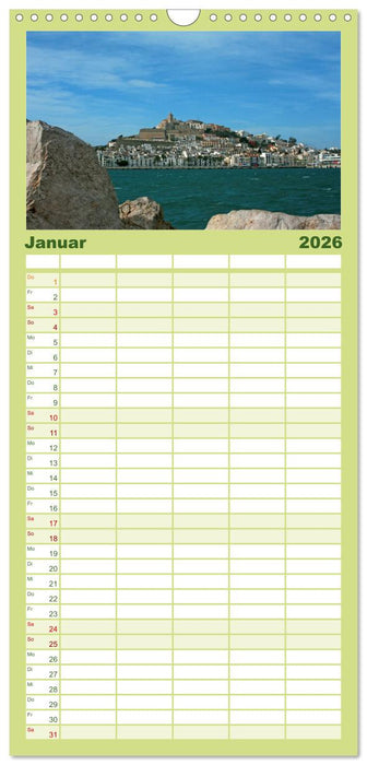 Zauberhaftes Ibiza (CALVENDO Familienplaner 2026)