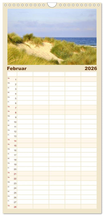 Die Ostsee (CALVENDO Familienplaner 2026)