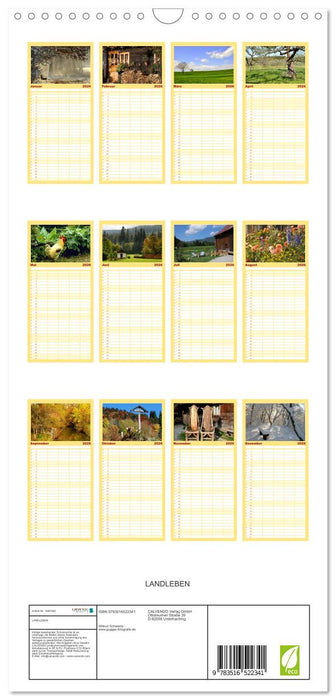 LANDLEBEN (CALVENDO Familienplaner 2026)