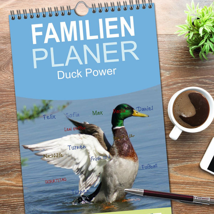 Duck Power (CALVENDO Familienplaner 2026)