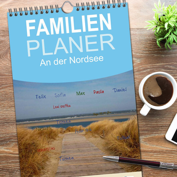 An der Nordsee (CALVENDO Familienplaner 2026)