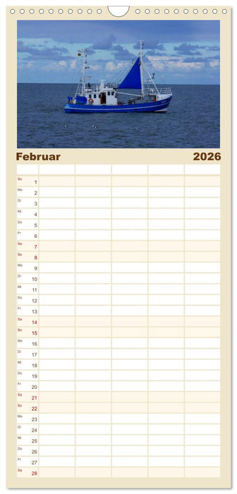 An der Nordsee (CALVENDO Familienplaner 2026)