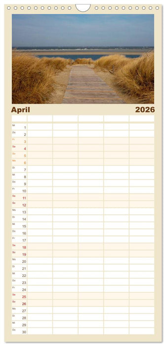 An der Nordsee (CALVENDO Familienplaner 2026)