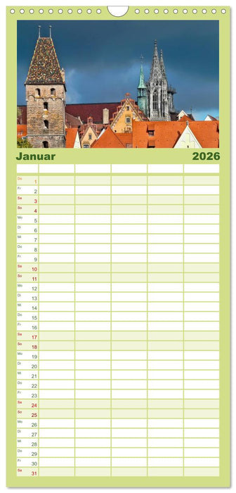 Bühne frei für Ulm an der Donau (CALVENDO Familienplaner 2026)