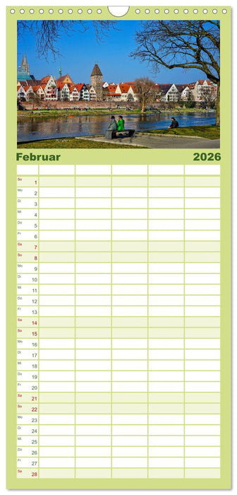 Bühne frei für Ulm an der Donau (CALVENDO Familienplaner 2026)