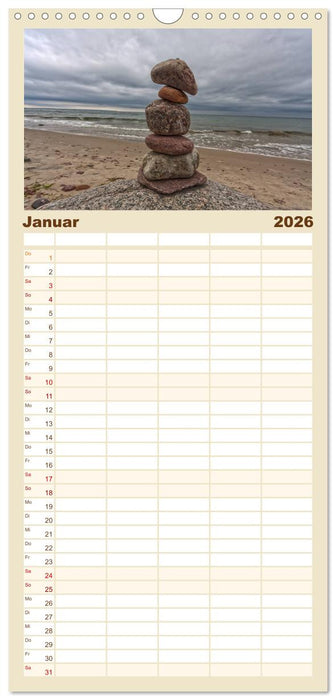 Traumhaftes Rügen (CALVENDO Familienplaner 2026)