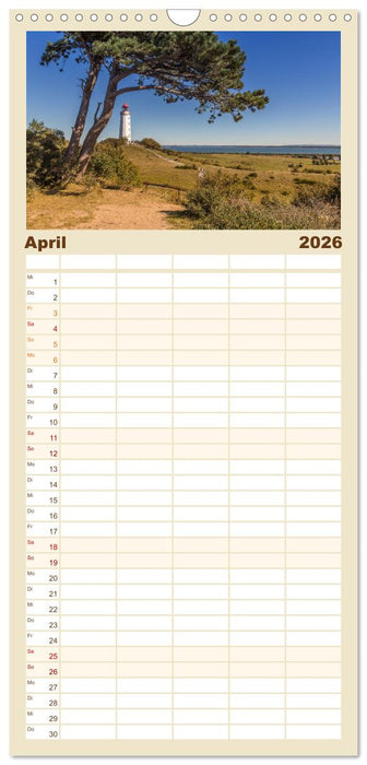 Traumhaftes Rügen (CALVENDO Familienplaner 2026)