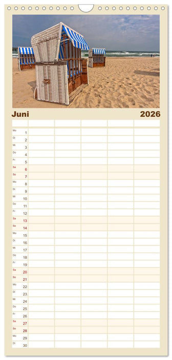 Traumhaftes Rügen (CALVENDO Familienplaner 2026)