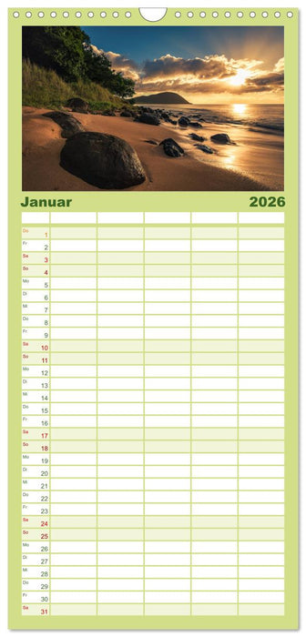 West Indies - Traumziel Karibik (CALVENDO Familienplaner 2026)