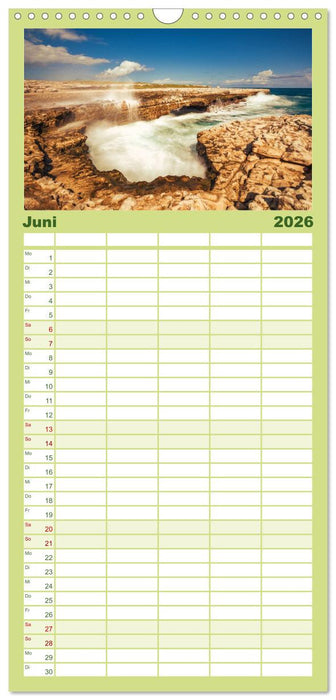 West Indies - Traumziel Karibik (CALVENDO Familienplaner 2026)