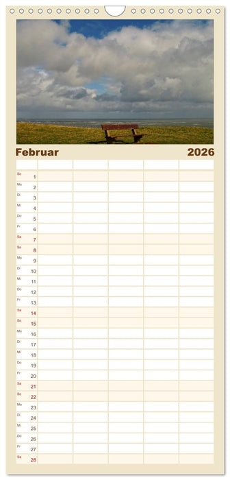 Helgoland und die Düne (CALVENDO Familienplaner 2026)