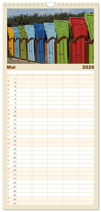Helgoland und die Düne (CALVENDO Familienplaner 2026)