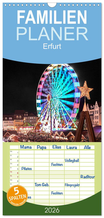 Erfurt (CALVENDO Familienplaner 2026)