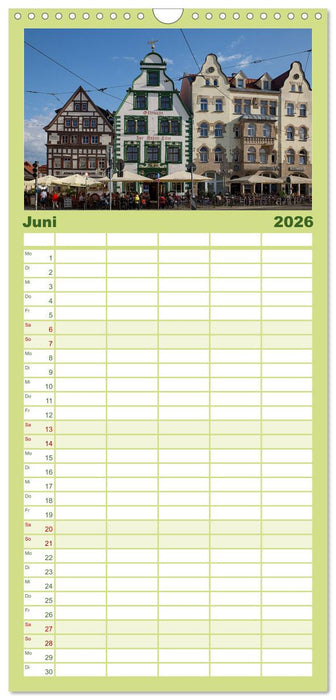 Erfurt (CALVENDO Familienplaner 2026)