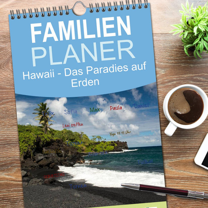 Hawaii - Das Paradies auf Erden (CALVENDO Familienplaner 2026)