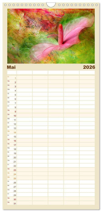 Erotische Natur (CALVENDO Familienplaner 2026)