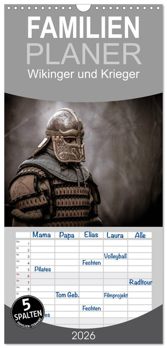 Wikinger und Krieger (CALVENDO Familienplaner 2026)
