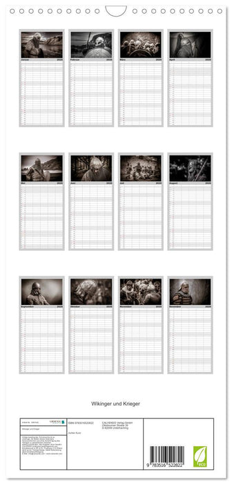 Wikinger und Krieger (CALVENDO Familienplaner 2026)