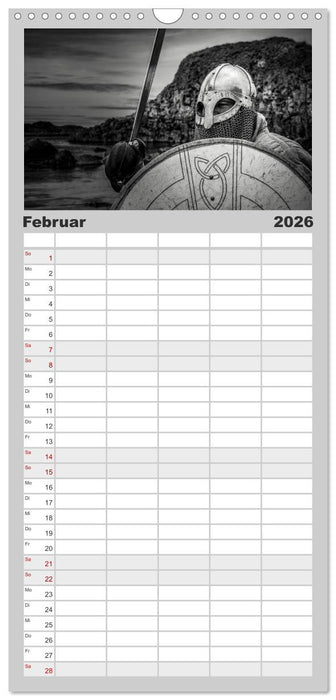 Wikinger und Krieger (CALVENDO Familienplaner 2026)