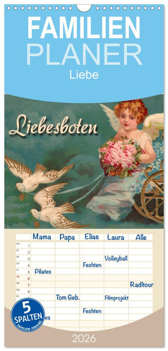 Liebesboten (CALVENDO Familienplaner 2026)