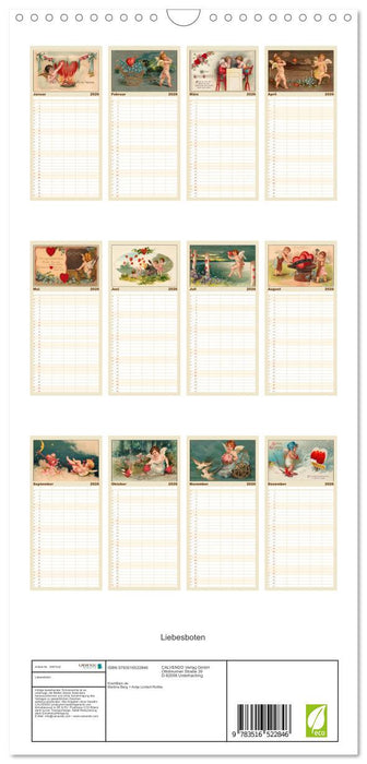 Liebesboten (CALVENDO Familienplaner 2026)