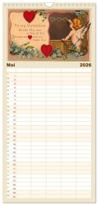 Liebesboten (CALVENDO Familienplaner 2026)