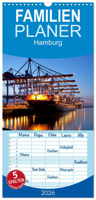 Hamburg (CALVENDO Familienplaner 2026)