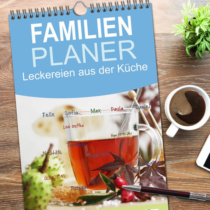 Leckereien aus der Küche (CALVENDO Familienplaner 2026)