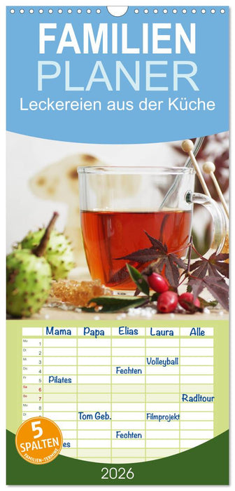 Leckereien aus der Küche (CALVENDO Familienplaner 2026)