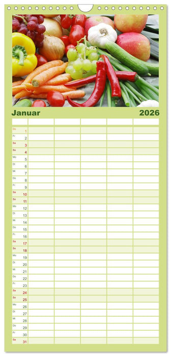 Leckereien aus der Küche (CALVENDO Familienplaner 2026)