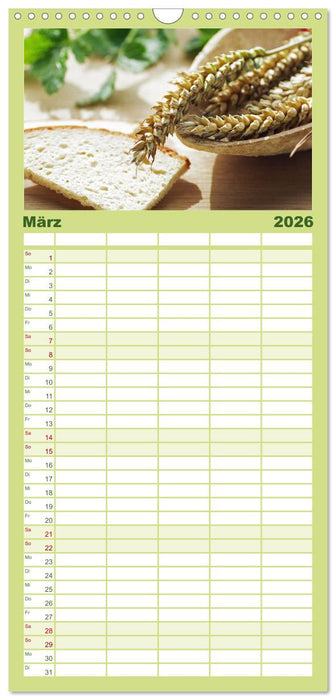 Leckereien aus der Küche (CALVENDO Familienplaner 2026)