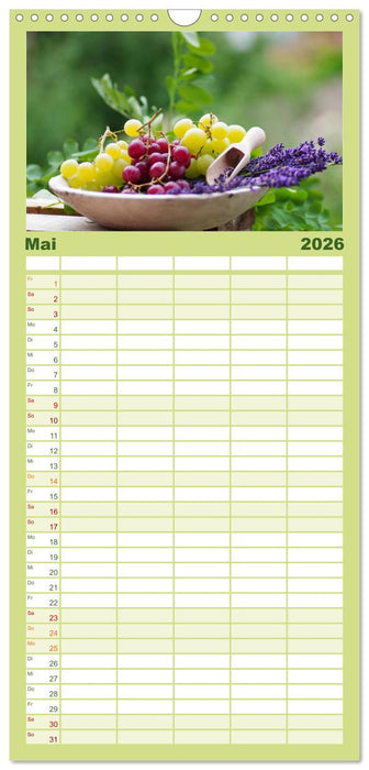 Leckereien aus der Küche (CALVENDO Familienplaner 2026)