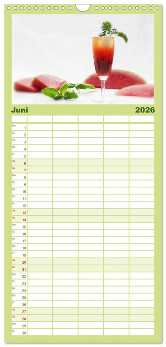 Leckereien aus der Küche (CALVENDO Familienplaner 2026)